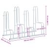 Bicycle Stand for 4 Bikes Floor Freestanding Galvanized Steel