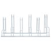 Bicycle Stand for 6 Bikes Floor Freestanding Galvanized Steel